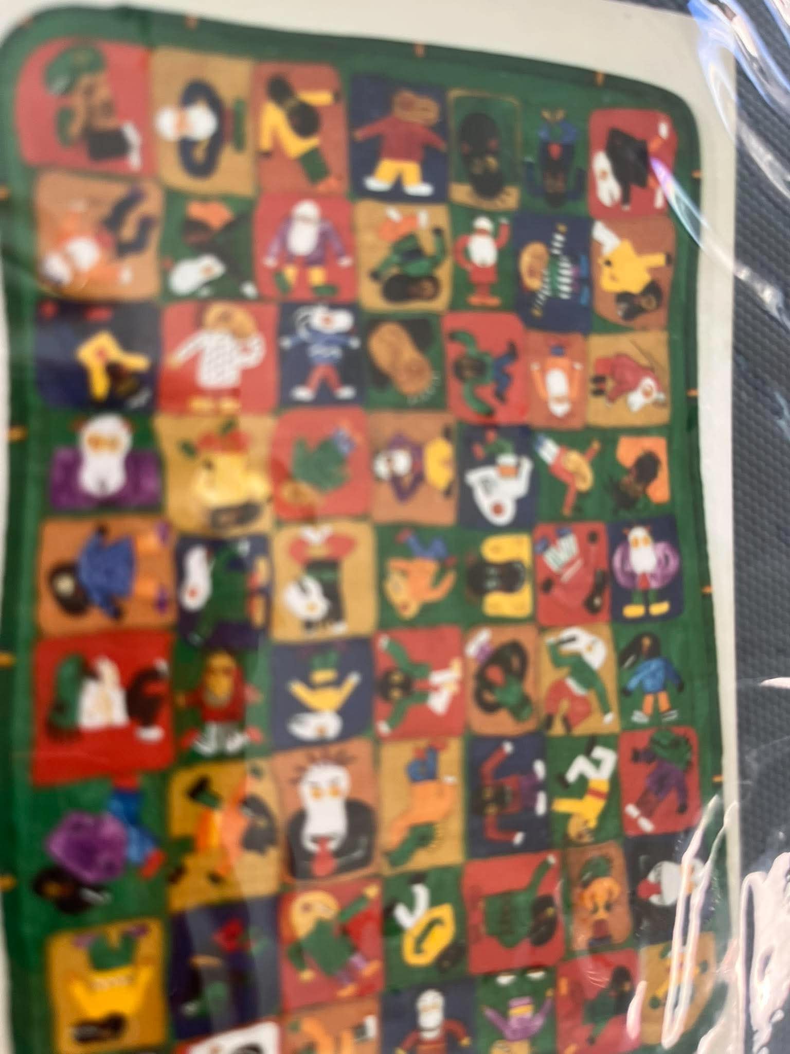 Spirit quilt of many figures